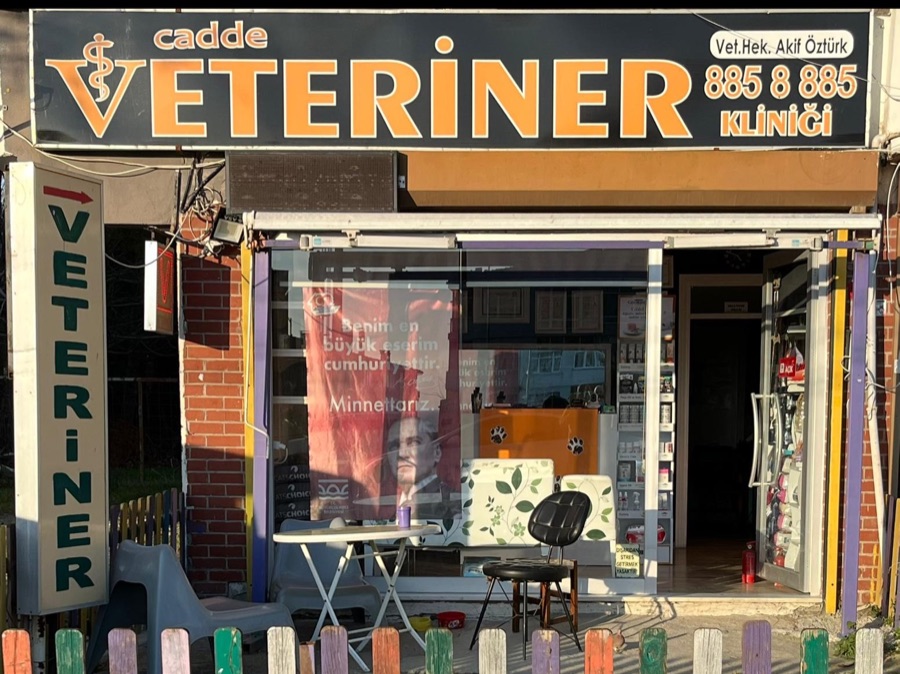 Kumburgaz Cadde Veteriner Kliniği sokak cephesi